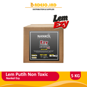 Lem Putih Serbaguna PVAc Nankol Ezy - 5KG